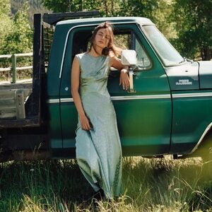 Doen Ginette Dress in Dusty Jade